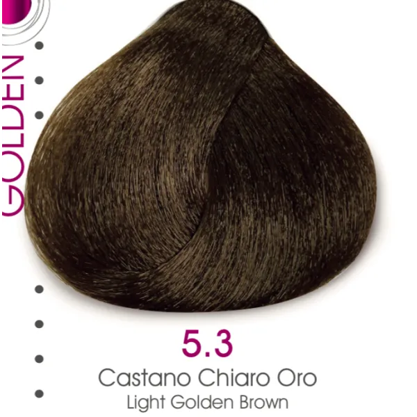 TMT Milano Art Collection Crema Colorante Luminacolor 5.73 Castaño Claro Marrón Dorado 100ml - 1